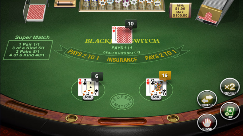 Blackjack Switch free demo