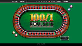 100/1 Roulette Table