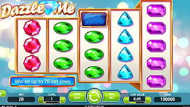 Dazzle Me Online Slots Available at Golden Nugget