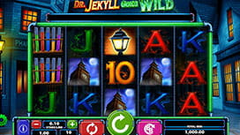 Dr. Jekyll Goes Wild Online Slots Available at Ocean Online Casino