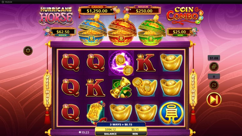 Free Demo Version of the Hurricane Horse Coin Combo Online Slot