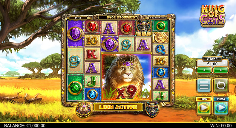 Free Demo Version of the King of Cats Online Slot