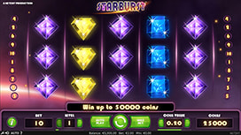 Starburst online slots available at PlayStar