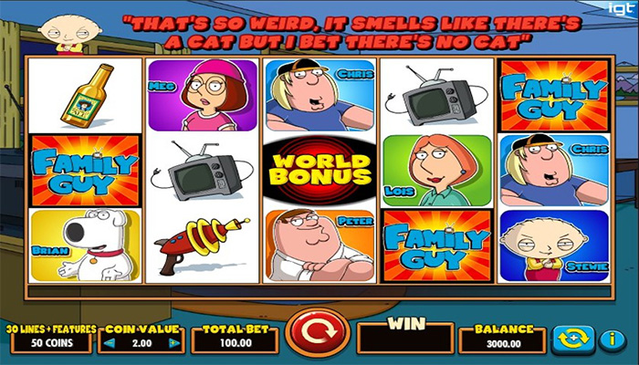 Family Guy Cartoon Slot