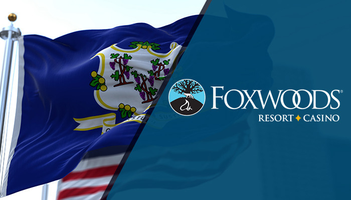 Foxwoods Resort Casino Logo and the Flag of Connecticut