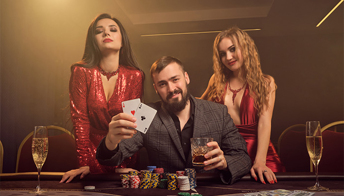 Gambler Playing Cards