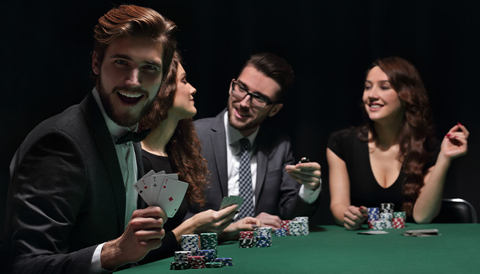 Players at a Poker Table