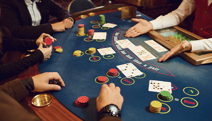 Poker Players in Casino