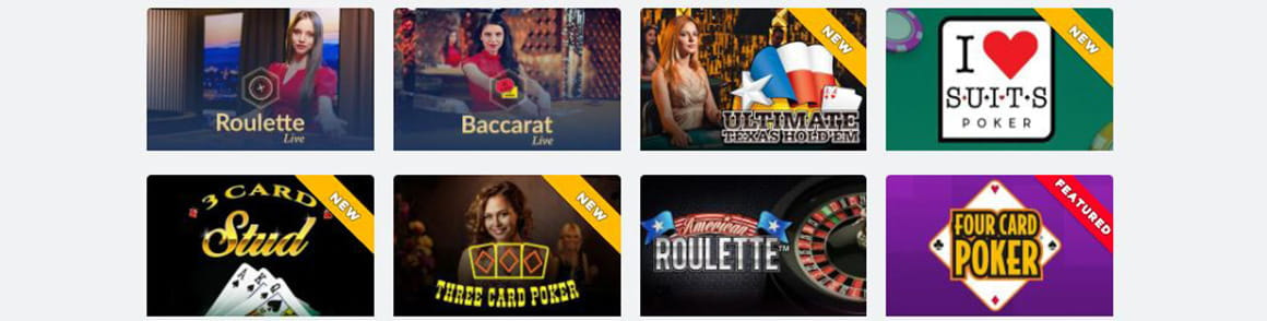 An Overview of the Available Table Games at BetRivers Casino