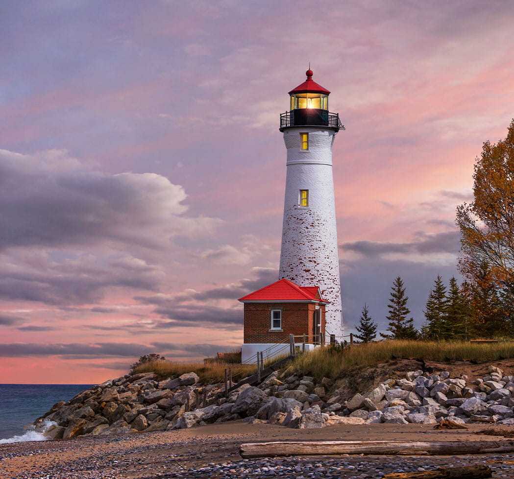 Crisp Point Lighthouse, Michigan