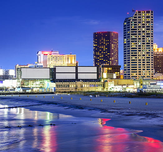 A view of Atlantic City, New Jersey