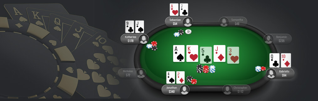 Razz poker table layout online
