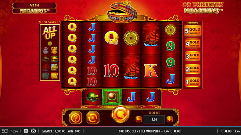 Free Demo Version of the 88 Fortunes Megaways Online Slot