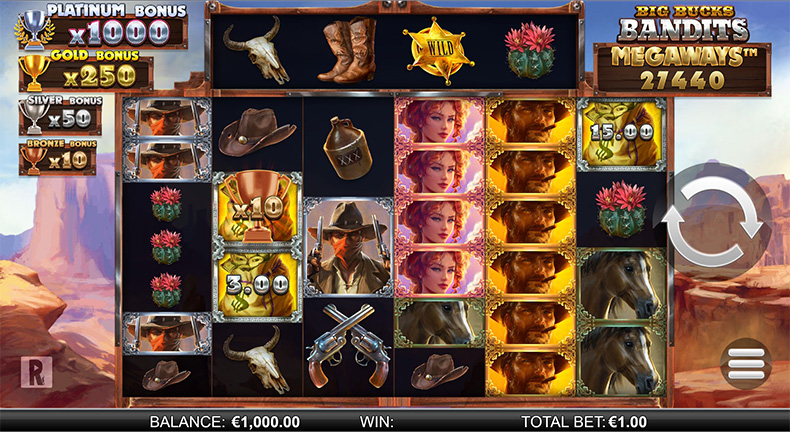 Free Demo Version of the Big Bucks Bandits Megaways Online Slot