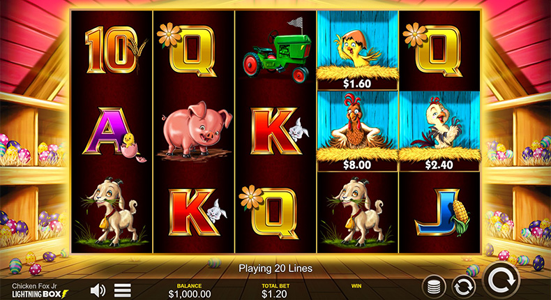 Free Demo Version of the Chicken Fox Jr Online Slot