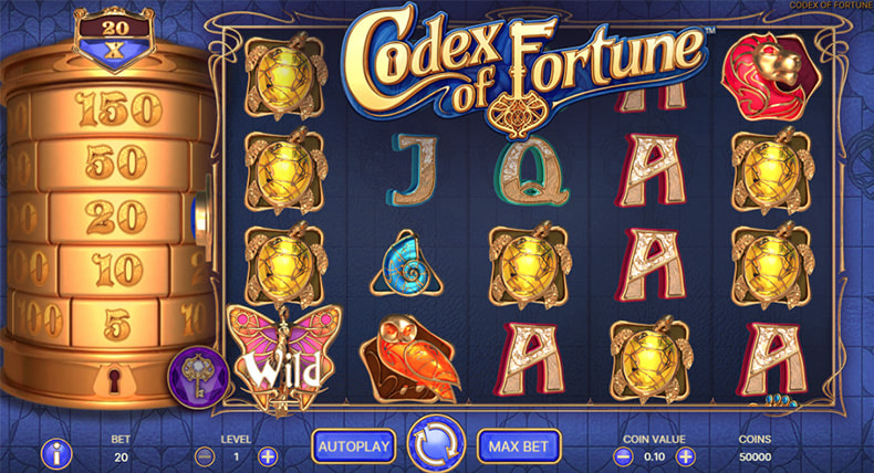 Free Demo Version of the Codex of Fortune Online Slot