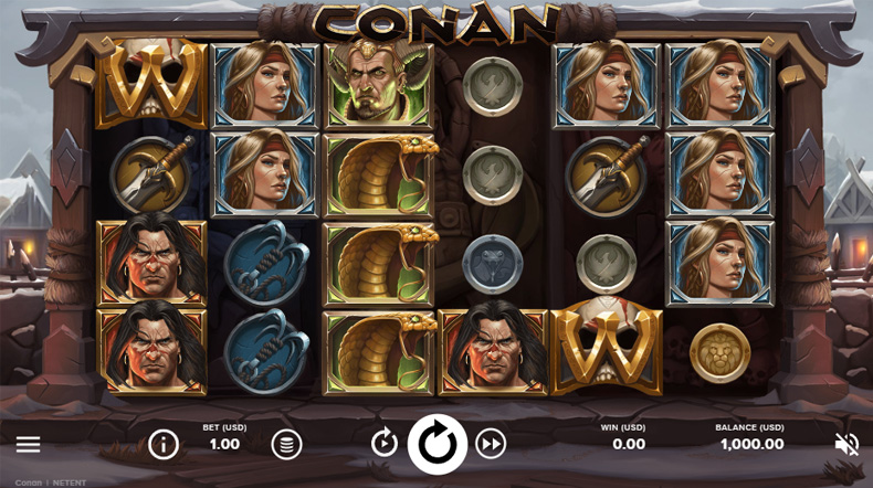 Free Demo Version of the Conan Online Slot