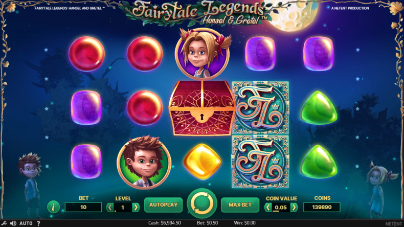 Free Demo Version of the Fairytale Legends Hansel and Gretel Online Slot