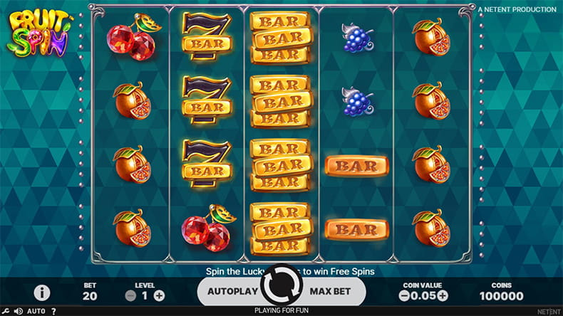 Free Demo Version of the Fruit Spin Online Slot