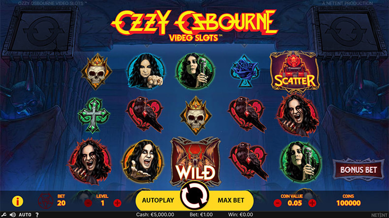 Free Demo Version of the Ozzy Osbourne Online Slot