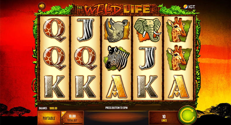 Free Demo Version of The Wild Life Online Slot