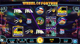 Wheel of Fortune On Tour Bonus Wheel