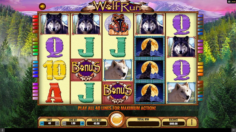 Free Demo Version of the Wolf Run Online Slot