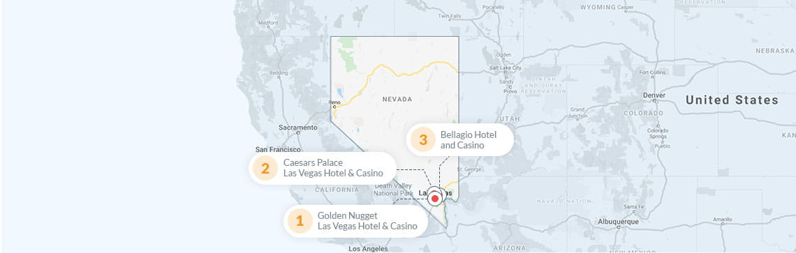 Site Map - Bellagio Hotel & Casino