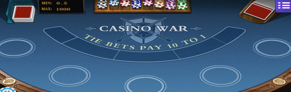 Casino War table layout