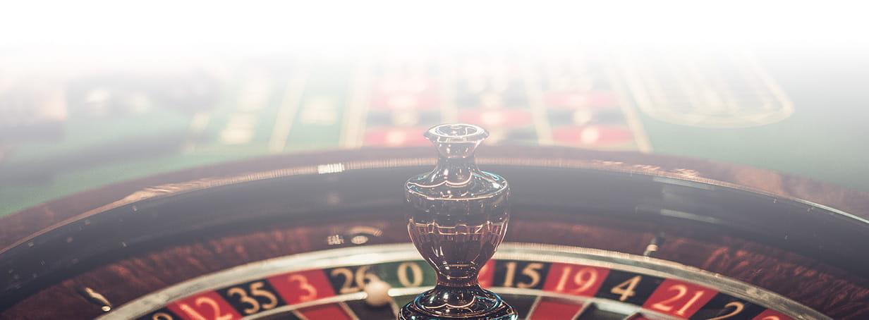 A typical roulette table layout.