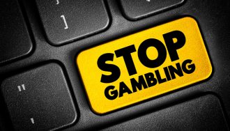 Button for Self-Exclusion at Online Gambling Site
