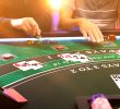 Gamblers Playing Blackjack in a Casino