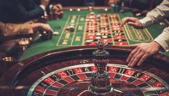 Gamblers at Roulette Table